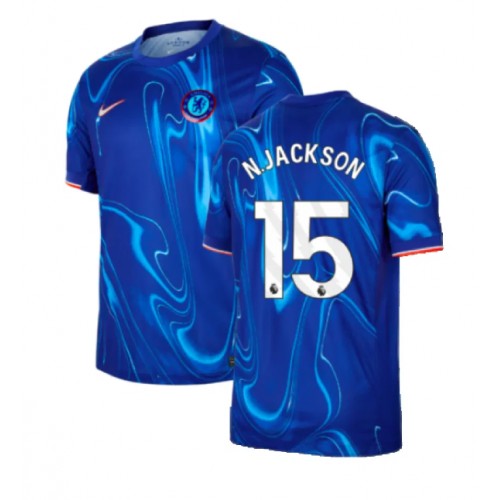 Dres Chelsea Nicolas Jackson #15 Domaci 2024-25 Kratak Rukav